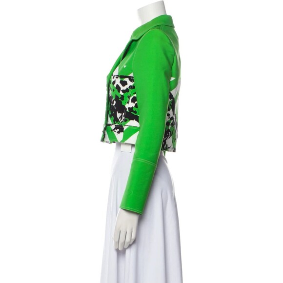 RUNWAY $5.5K NWT. Christian Dior Printed Biker Jacket Size FR 36 / US 4 - Picture 10 of 16